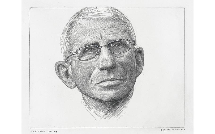 Artist Hugo Crosthwaite created a five-minute stop-motion drawing animation featuring Anthony S. Fauci. It will be shown in D.C.’s National Portrait Gallery. 