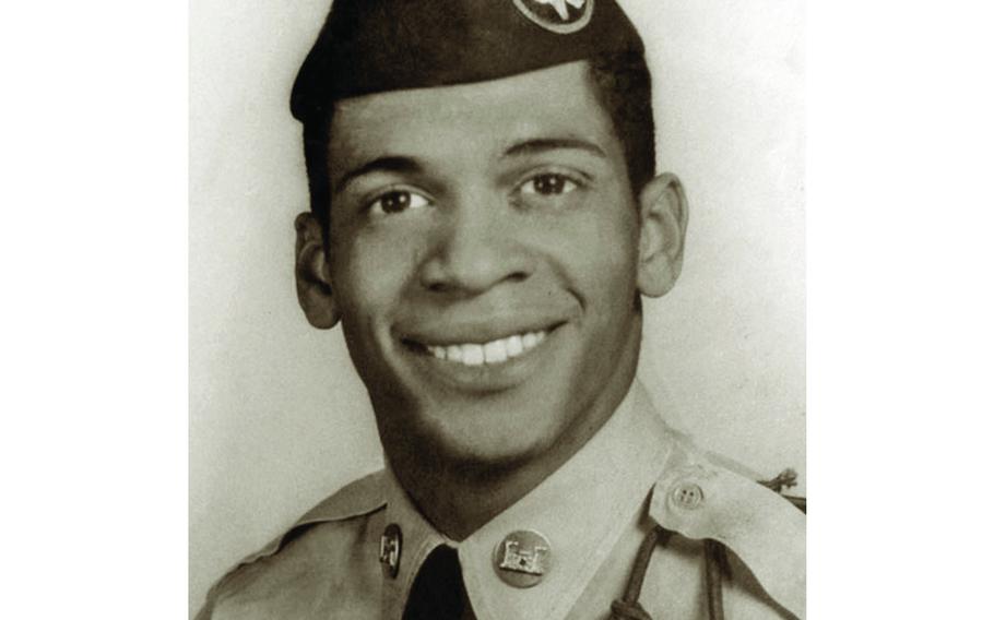 Vietnam War veteran Staff Sgt. Melvin Morris, of Oklahoma, 5th Special Forces Group (Airborne).