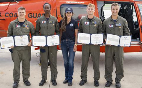 Coast Guard hero who helped save 165 lives in Texas floods recounts his training ordeals
