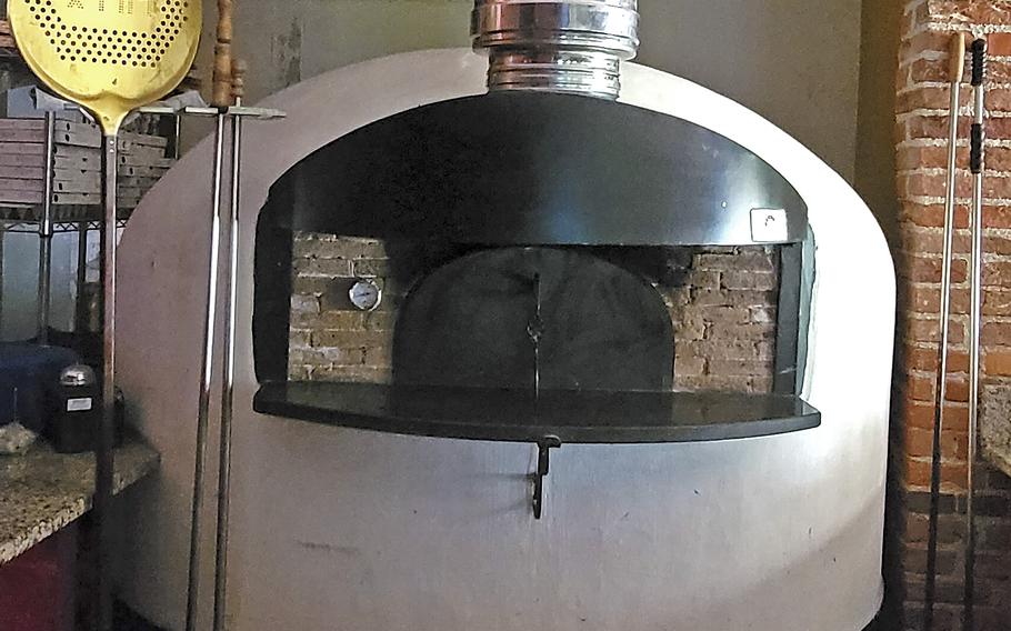 The pizza oven at Osteria El Gaucho, in Mansue, Italy, which is about a 30-minute drive from Aviano Air Base.