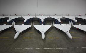 The MQM-172 Arrowhead drone, shown here, is similar to the Iranian Shahed-136, which has caused much damage during the war in Ukraine. The Air Force is asking industry for proposals that would provide up to 36 reverse-engineered replicas of the Shahed-136.