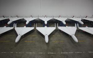 The MQM-172 Arrowhead drone, shown here, is similar to the Iranian Shahed-136, which has caused much damage during the war in Ukraine. The Air Force is asking industry for proposals that would provide up to 36 reverse-engineered replicas of the Shahed-136.