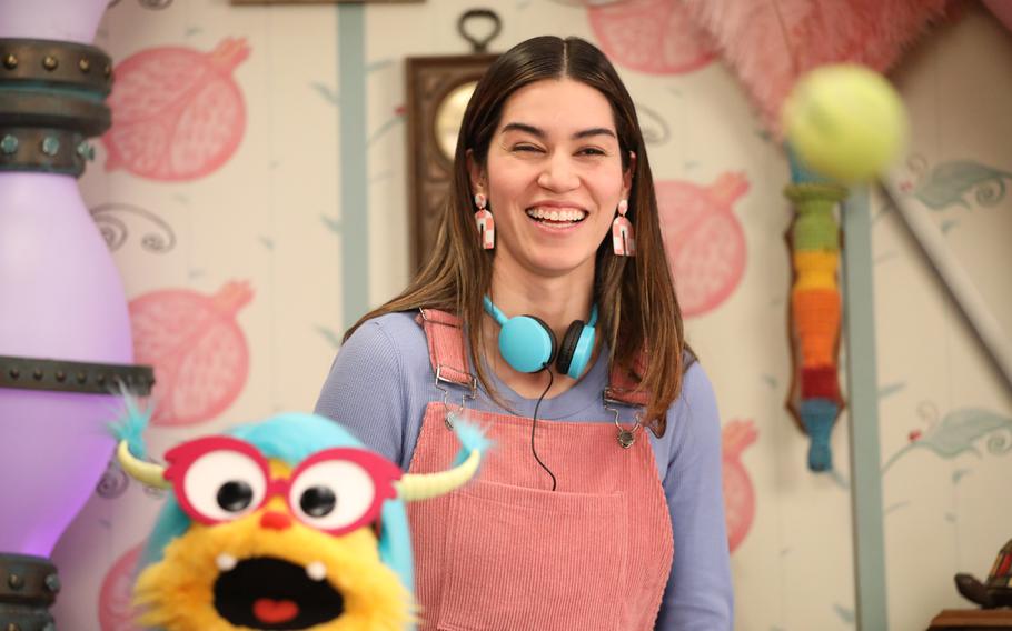 Kelly Conrad, a 2008 graduate of Ramstein High School, Germany, landed a role in a new children’s series, “Albie’s Elevator,” which debuted last month on public television. 