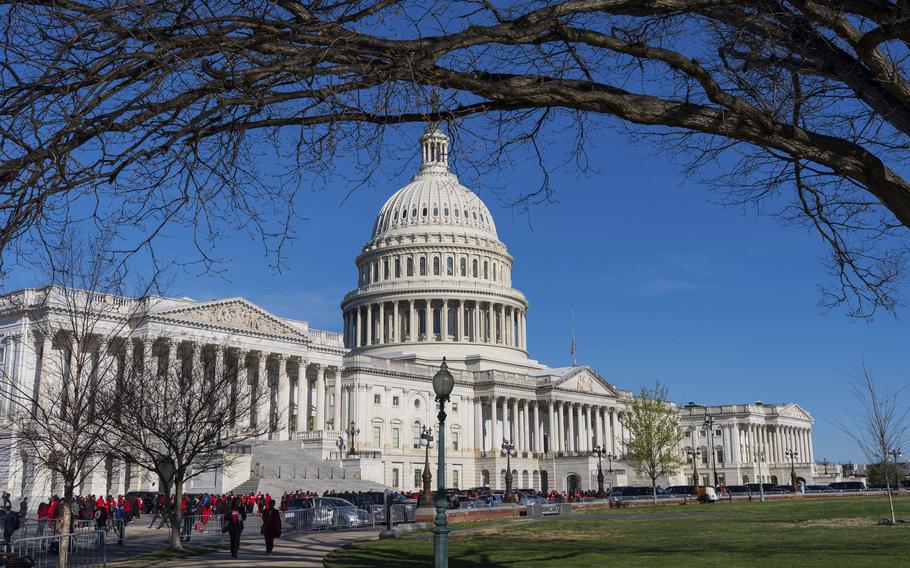 The U.S. Capitol in March.