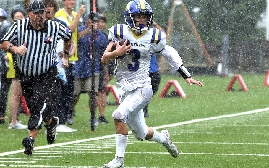 Yokota senior quarterback Dylan Tomas leads DODEA-Pacific in total offense.