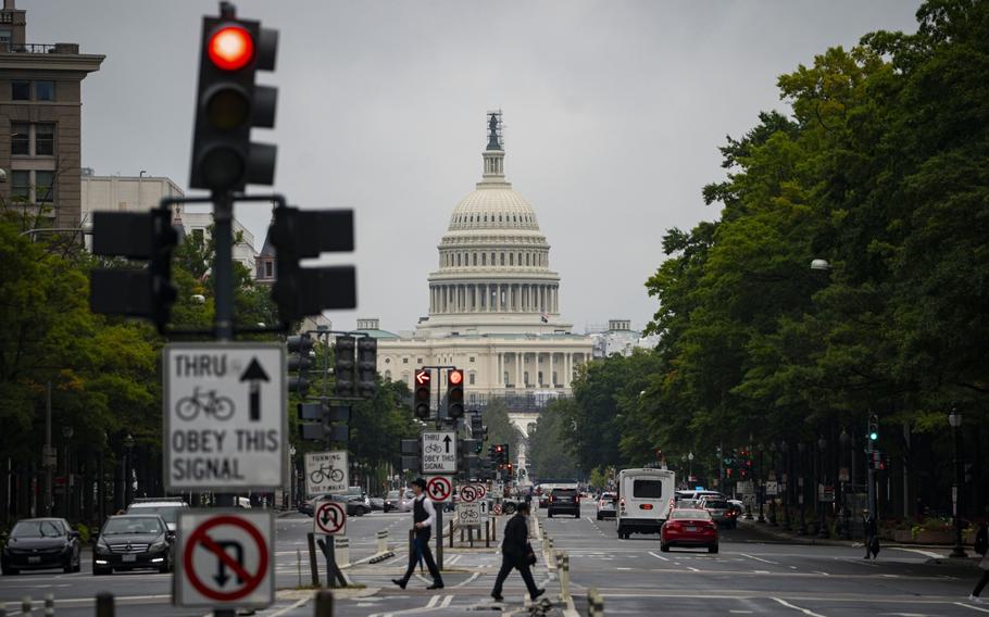 The Senate advanced a bill to continue funding the government at current levels into mid-November, which would also provision some of the billions of dollars President Biden seeks for aid to Ukraine and for natural disaster relief. But House Speaker Kevin McCarthy swiftly rejected that idea.