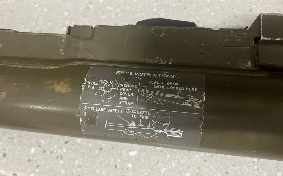Police in Massachusetts say a man was in possession of a U.S. Army rocket launcher, as well as crack cocaine.