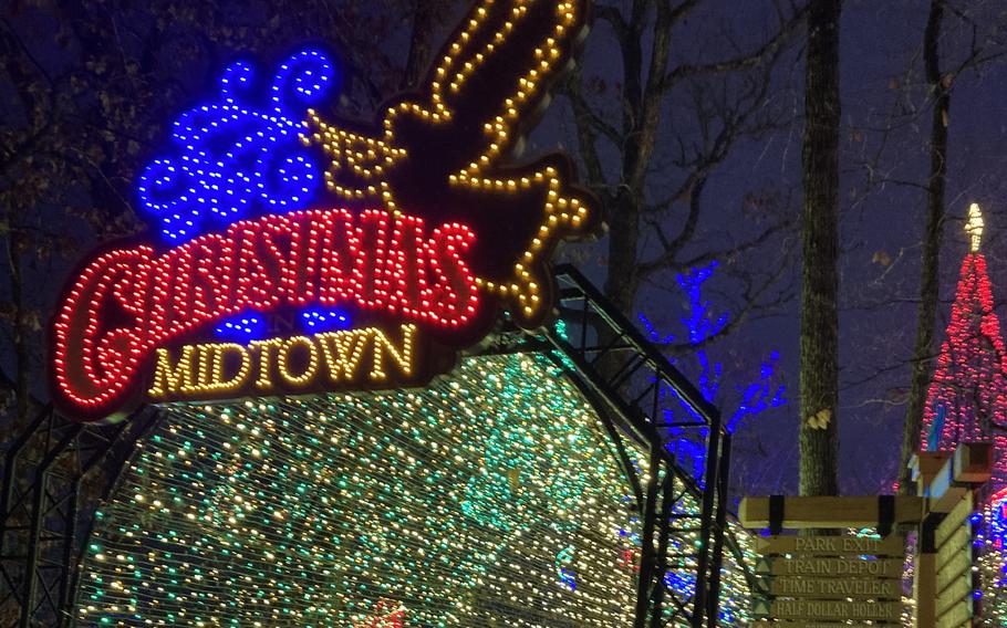 Nearly 6.5 million lights adorn Silver Dollar City, including those in the nightly parade. The lights are most magnificent at its new Christmas at Midtown.