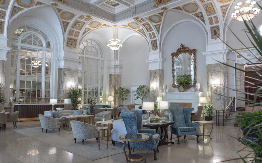 The elegant Hermitage Hotel in Nashville dates back to 1910. The hotel was used as a headquarters for the women’s pro- and anti-suffrage groups in Tenn. 