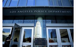 Los Angeles Police Department Headquarters on Feb. 8, 2022. (Myung J. Chun/Los Angeles Times/TNS)