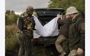 Anton said he alone collected 100 corpses in September. MUST CREDIT: Photo for The Washington Post by Sasha Maslov.
