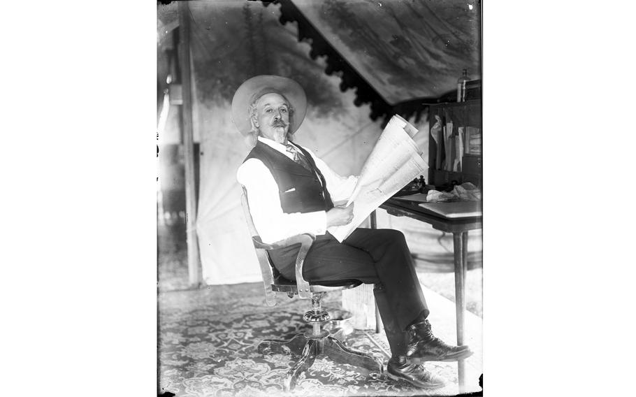 William Fredrick "Buffalo Bill" Cody, born in 1846, was at different times a trapper, miner, Pony Express rider, scout, wagon master, stagecoach driver, legislator and Civil War soldier. He's pictured in 1907. 