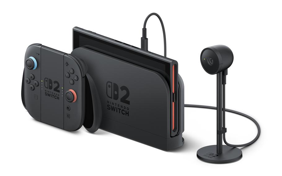 The Nintendo Switch 2 with its separate camera attachment 