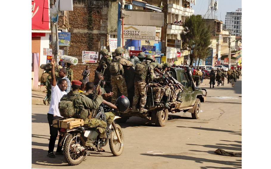 M23 rebels enter the centre of east Congo’s second-largest city