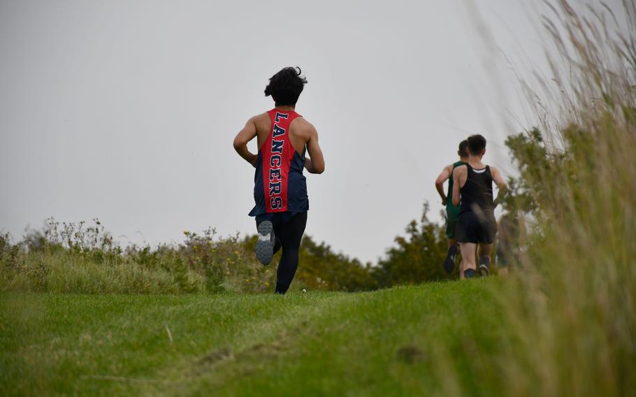 The Alconbury Dragons hosted a cross country race Saturday, Oct. 7, 2023, at RAF Molesworth two weeks before the DODEA European Championships in Baumholder, Germany. About two dozen competitors from Lakenheath, Alconbury and Spangdahlem competed.