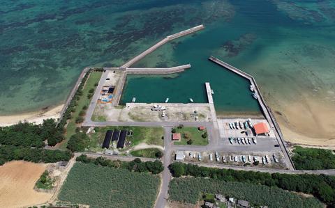 Inoda fishing port, seen here in this undated photo, is on the western coast of Ishigaki island, 255 miles southwest of Okinawa.