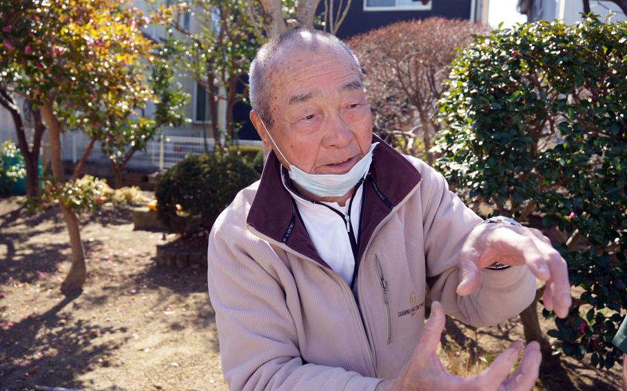 Late in World War II, with iron supplies running low, Japan’s military ordered potters to make grenades. Locals turned the old casings into flower holders and garden ornaments, according to Sadao Tokita, 83, who keeps half a dozen in his backyard.