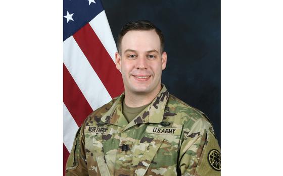 Capt. Alex W. Northrup, 29, was assigned to the United States Army Corrections Brigade as commander of Company B, United States Disciplinary Barracks Battalion (Corrections) at Fort Leavenworth. 
