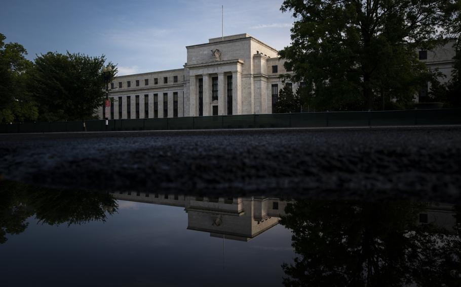 The Federal Reserve building in Washington. 