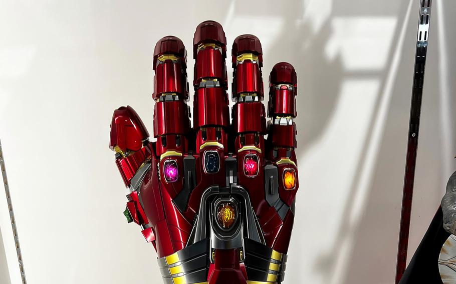 Toy Sapiens in Tokyo offers a Red Infinity Gauntlet from the Marvel movie “Avengers: Endgame” that will drain your pockets of 80,000 yen, or just shy of $620. At that price, the infinity stones do light up.