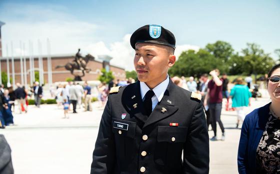 Hikers found 1st Lt. Brian Yang, 25, unresponsive in the Mount Whittier area of Washington state shortly before 2 p.m. Wednesday, July 21, 2021, according to the Cowlitz County Sheriff’s Office. 