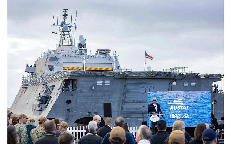 Austal USA has opened a waterfront ship yard in National City along San Diego Bay.