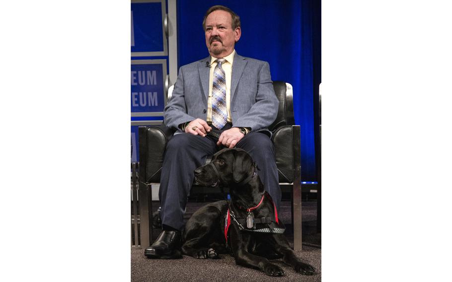 Hue battle veteran A.B. Grantham at the Newseum in Washington, D.C., in January 2018.