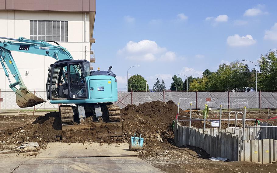 Yokota Air Base, a major U.S. airlift hub in western Tokyo, is improving its power system as part of a $166 million project to improve its energy efficiency.