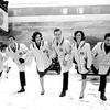 Frankfurt, Germany, Jan. 21, 1964: Six members of the U.S. figure skating team strike a one-legged pose in front of the plane on which they just arrived from New York on their way to the Winter Olympics at Innsbruck, Austria. They are, left to right, Albertina Noyes, Tommy Litz, Christie Haigler, Monty Hoyt, Peggy Fleming and Scott Allen.

Looking for Stars and Stripes’ historic coverage? Subscribe to Stars and Stripes’ historic newspaper archive! We have digitized our 1948-1999 European and Pacific editions, as well as several of our WWII editions and made them available online through https://starsandstripes.newspaperarchive.com/

META TAGS: Europe; Winter Olympics; Innsbruck; 