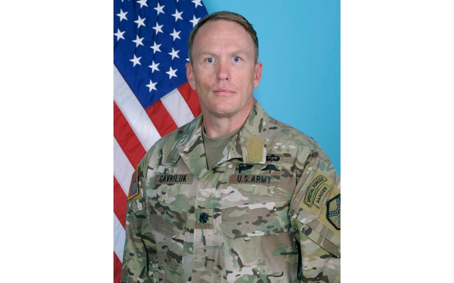 U.S. Army Lt. Col. Roger Gavriluk