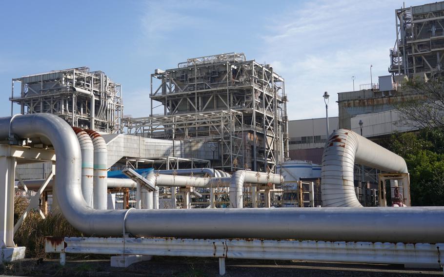 Jera Co.'s liquefied natural gas (LNG) fired power plant inside the company's Anegasaki Power Station in Ichihara, Chiba Prefecture, Japan, on Dec. 16, 2021. 