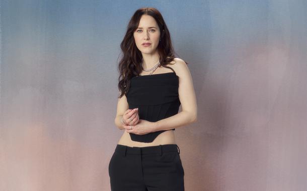 “Superman” star Rachel Brosnahan poses for a portrait at the (W)rapper Tower in Los Angeles in June 2025.