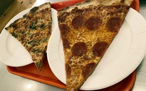 The pepperoni slice is the showstopper at Henry's Pizza in Osaka, Japan. There are no frills here. Just a classic done right. 