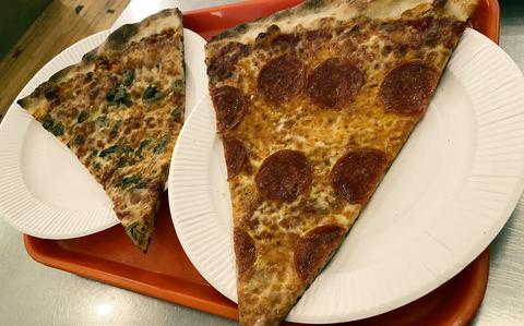 The pepperoni slice is the showstopper at Henry's Pizza in Osaka, Japan. There are no frills here. Just a classic done right. 
