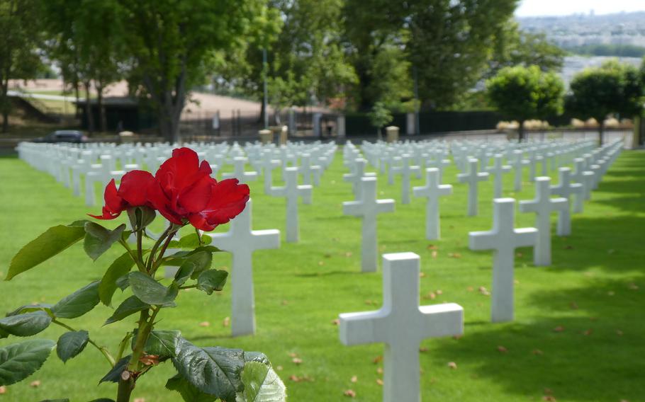 A World War I Memorial Day ceremony will be pre-recorded at American Cemetery in Suresnes, France, and available to watch online on the holiday.