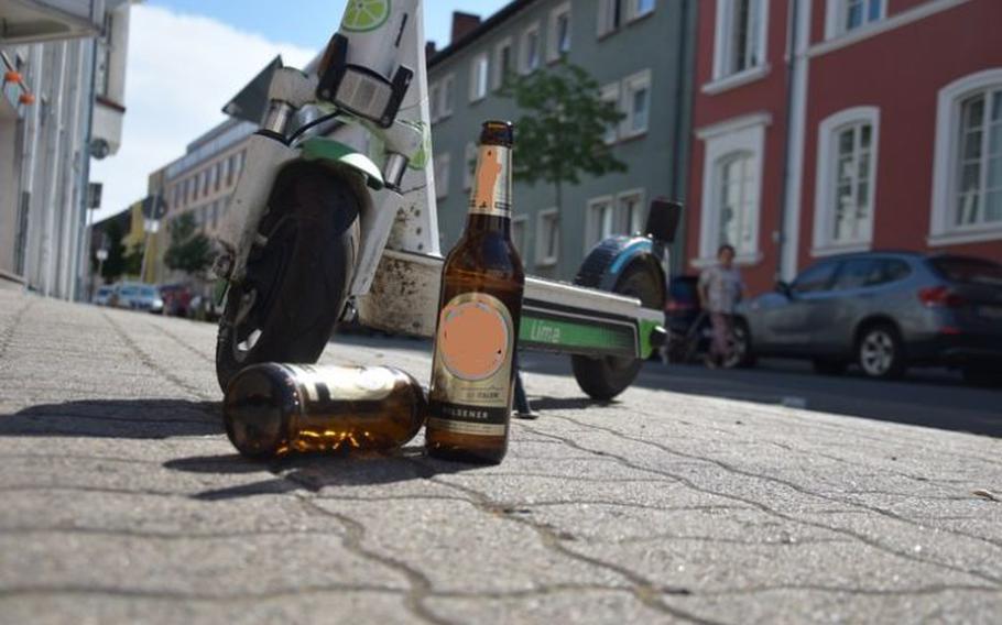 In Kaiserslautern, an 18-year-old man was apprehended for operating an electric scooter while under the influence of alcohol early Sunday morning around 3:15 am, according to local police. 
