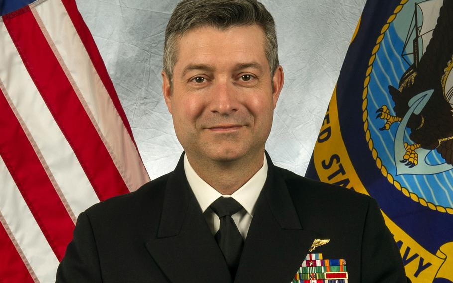 Capt. Kevin Pickard Jr., commander of Naval Air Station Sigonella, Italy.  In response to four traffic-related deaths over the past 14 months, Sigonella is putting renewed focus on making sure driving regulations are enforced, Pickard and Navy officials said. 