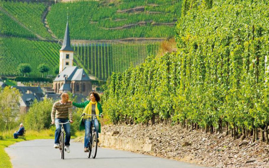 Spend two days bicycling the hills of Germany’s Ruwer-Hochwald and the Mosel River Valley through a two-day trip Sept. 6-7 offered by Kaiserslautern Outdoor Recreation.