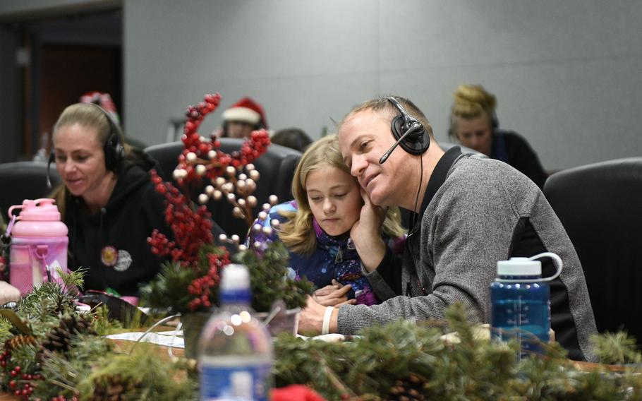 The NORAD Tracks Santa Operations Center at Peterson Space Force Base in Colorado on Dec. 24, 2022. Volunteers carried on a tradition dating back to 1955. They'll be back this year.