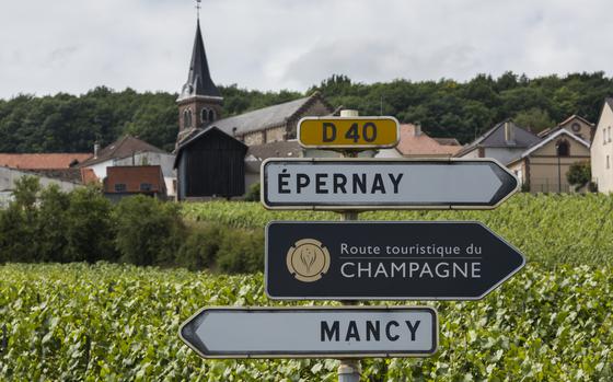Take a champagne tour of Epernay, France, May 6 through Baumholder Outdoor Recreation.
