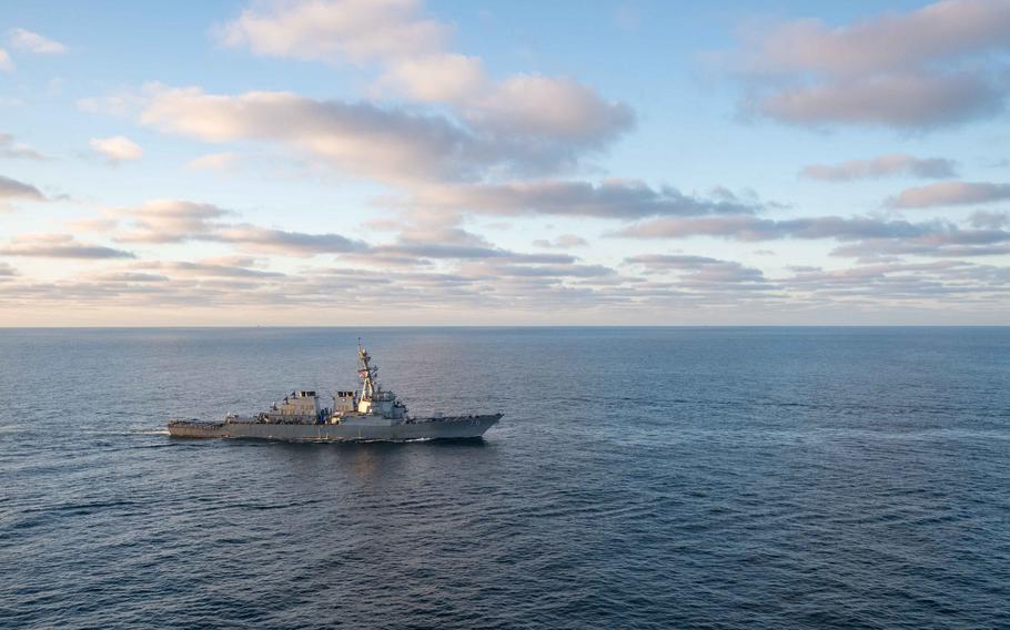 The USS Porter transits the Black Sea on Nov. 12, 2021. The Porter and other U.S. Navy vessels operated in the U.S. 6th Fleet’s area of operations in support of U.S. national security interests in Europe and Africa.