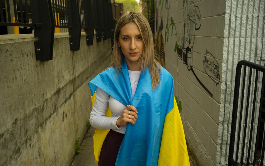 Tetiana Tytko, a graduate student at the University of Maryland from Lviv in western Ukraine, said that when the bombing began, she didn’t know what to think or what to do. When she saw streets where she used to live and work shelled, she was at first unable to believe it was real. “I was completely delusional,” she said.