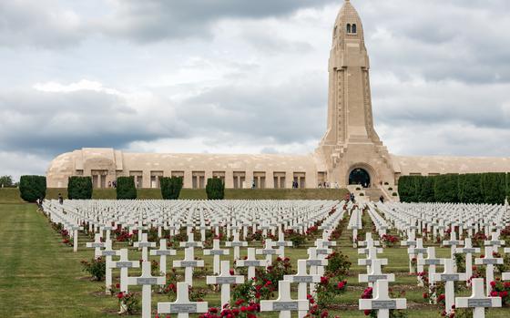 Wiesbaden Outdoor Recreation plans a trip to Verdun, France, on May 27. Pictured: Douaumont ossuary and cemetery for WWI soldiers who died at the Battle of Verdun. 