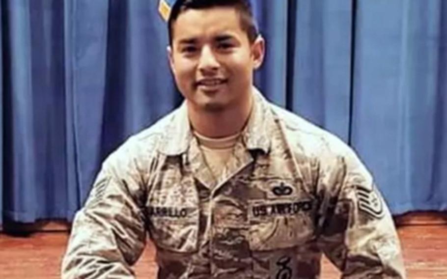 Steven Carrillo, a former Air Force staff sergeant, shown here in an undated photo posted to social media, was sentenced June 3, 2022, to 41 years in prison for the murder of a Federal Protective Service Officer and the attempted murder of another in May 2020.