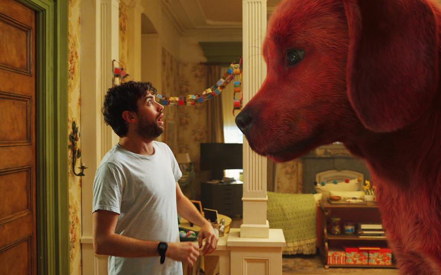 Jack Whitehall plays a wacky uncle with a big problem in “Clifford the Big Red Dog.” 
