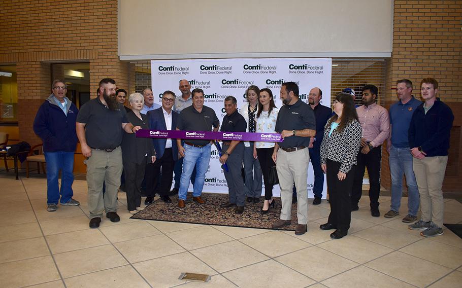 Conti Federal joined Elevate Rapid City for an official ribbon cutting ceremony, which was followed by a kickoff celebration for a recent contract award to construct a new B-21 RF Hangar Facility at Ellsworth Air Force Base.