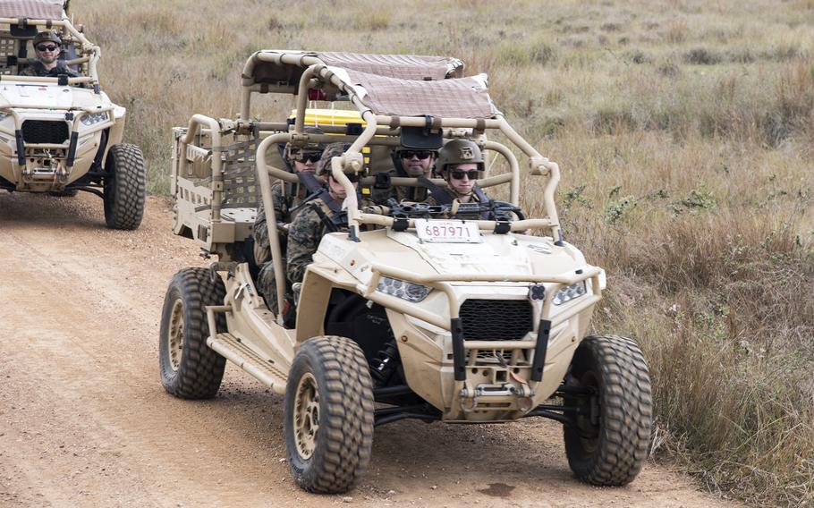 U.S. troops take part in the Talisman Sabre exercise's finale near Stanage Bay, Australia, Wednesday, Aug. 2, 2023. 