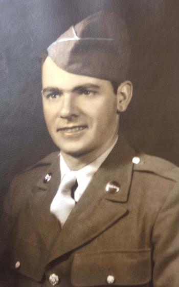 Cook in uniform.