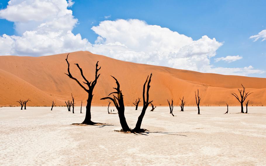 The Deadvlei in Namibia is one place where travelers might “get lost.” 