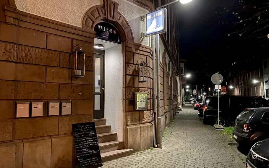 Wallis 46, which opened in June on Parkstrasse in Kaiserslautern, Germany, offers Swiss food and a few local items.